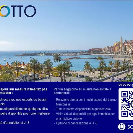 Rénové Avec Climatisation Et Wifi En Dernier étage, Vue à - Fr-1-196-383 * Menton